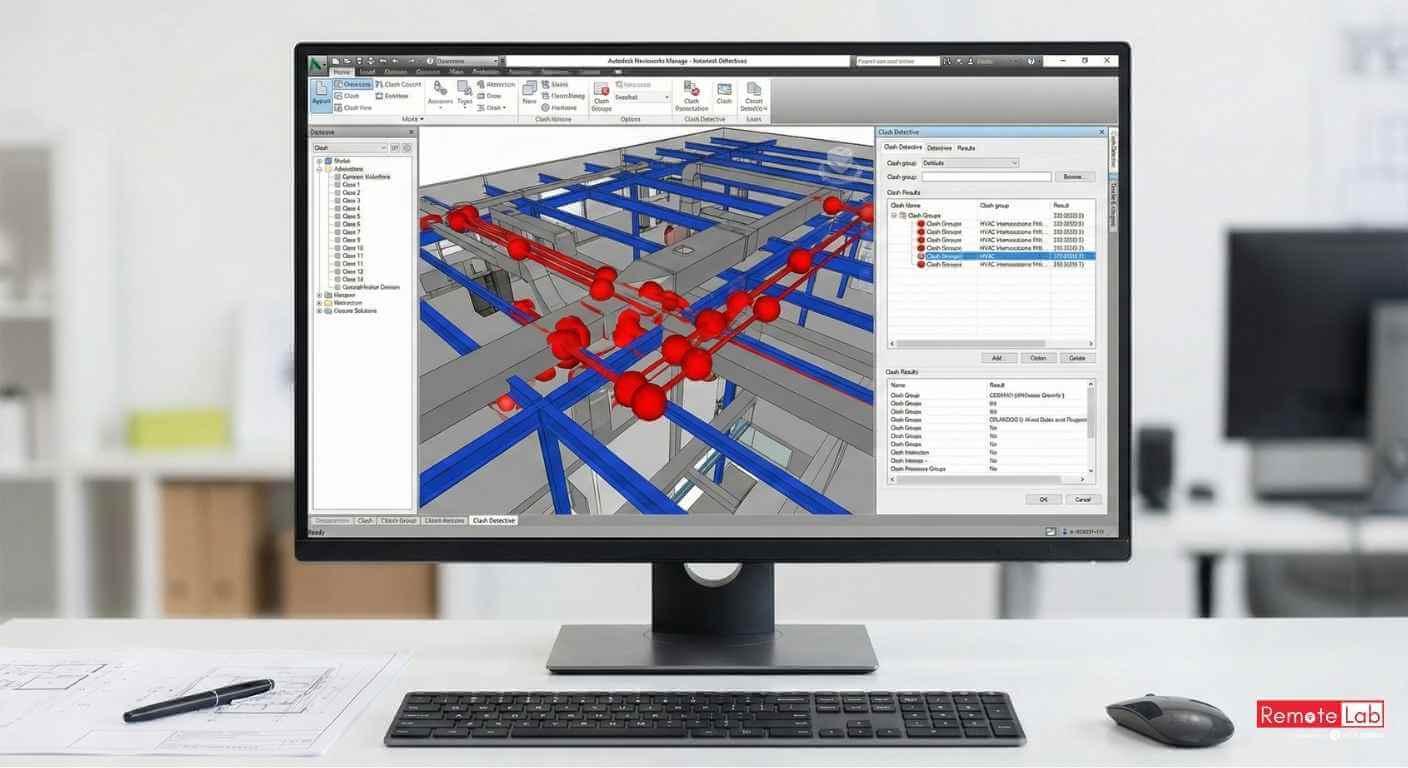 Navisworks干渉チェック・施工シミュレーション