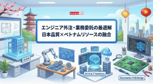 エンジニア外注と業務委託の違いとは？日本品質とベトナムリソースを融合したハイブリッド開発（機械設計・BIM・電気電子・DX）