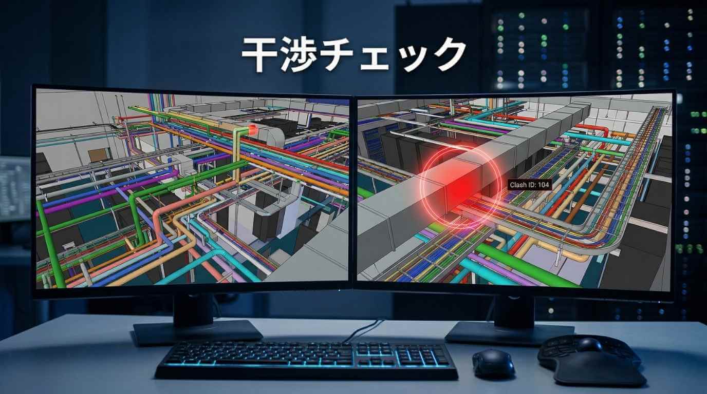 大規模データセンターにおけるBIMモデリングとMEP干渉チェック