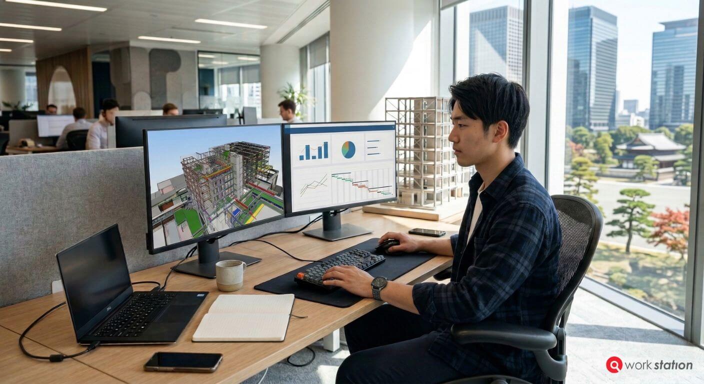 BIMを活用して建設業の生産性を向上させるエンジニア