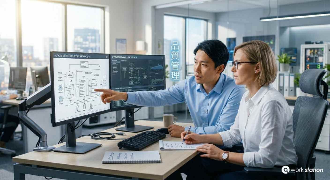 オフショアエンジニアチームの徹底した品質管理（QA/QC）とピアレビュー体制