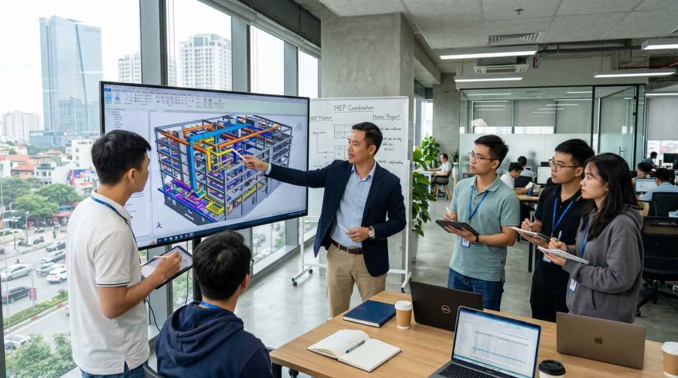 MEP施工図作成チームリーダー（Rebro使用）の採用情報イメージ