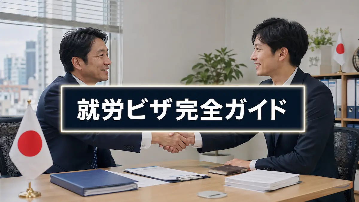 建設業における外国人エンジニアの就労ビザ取得イメージ
